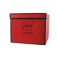 Подарункова коробка Just for you червона, S - 20х17х14, 5 см - Master