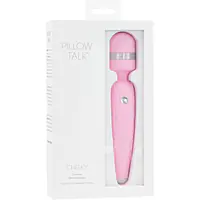 Розкішний вібромасажер PILLOW TALK - Cheeky Pink з кристалом Swarovsky, плавне підвищення потужності - Master
