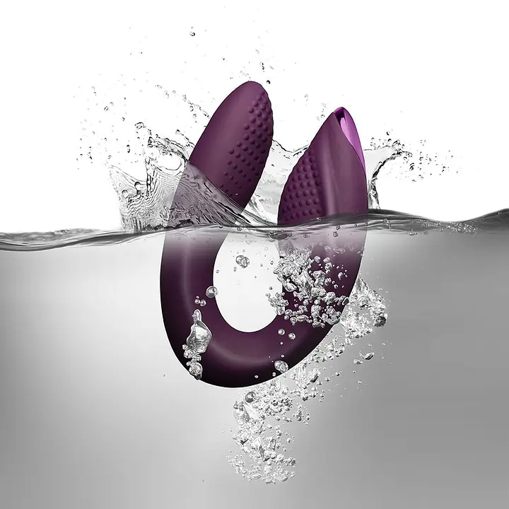 Жіночий вібратор для оргазму без рук Rocks Off Rock Chick Diva Purple, пульт ДК - Master