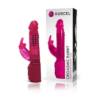 Вібратор-кролик Dorcel Orgasmic Rabbit Pink з перлинним масажем - Master
