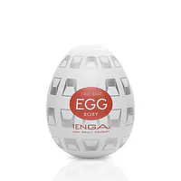 Мастурбатор-яйце Tenga Egg Boxy з геометричним рельєфом - Master