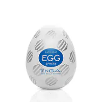 Мастурбатор-яйце Tenga Egg Sphere з багаторівневим рельєфом - Master