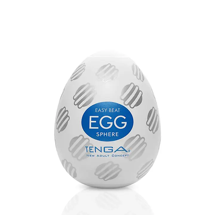 Мастурбатор-яйце Tenga Egg Sphere з багаторівневим рельєфом - Master