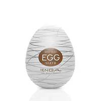 Мастурбатор-яйце Tenga Egg Silky II з рельєфом у вигляді павутини - Master