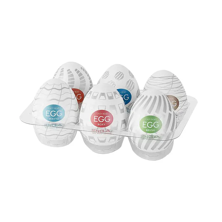 Набір мастурбаторів-яєць Tenga Egg New Standard Pack (6 яєць) - Master