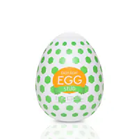 Мастурбатор-яйце Tenga Egg Stud із шестикутними виступами - Master
