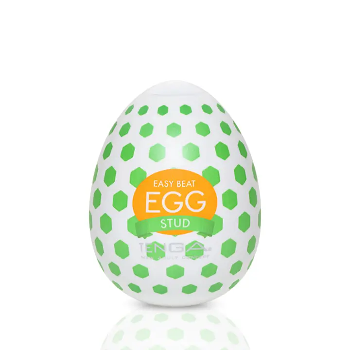 Мастурбатор-яйце Tenga Egg Stud із шестикутними виступами - Master
