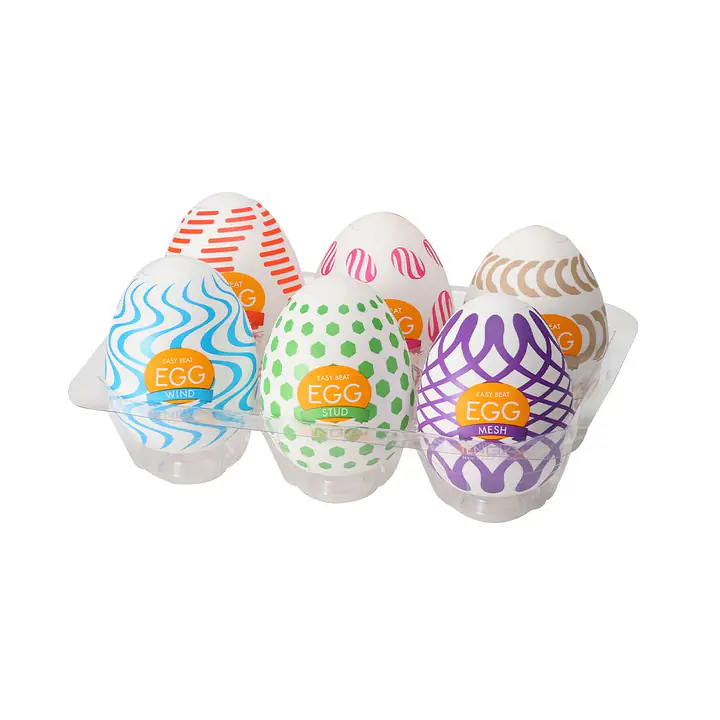 Набір мастурбаторів-яєць Tenga Egg Wonder Pack (6 яєць) - Master