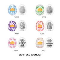 Набір мастурбаторів-яєць Tenga Egg Wonder Pack (6 яєць) - Master