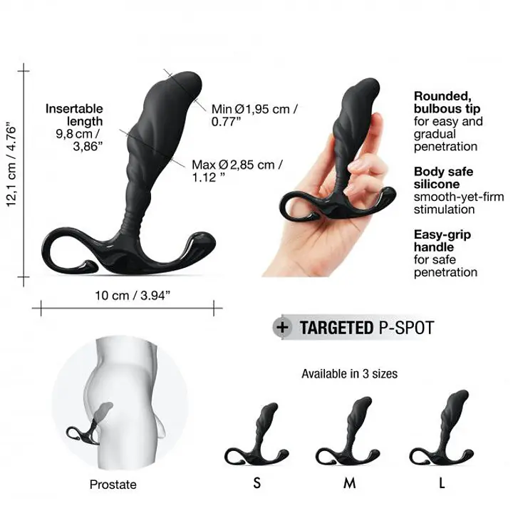 Ручний ергономічний масажер простати Dorcel Expert P size L - Master