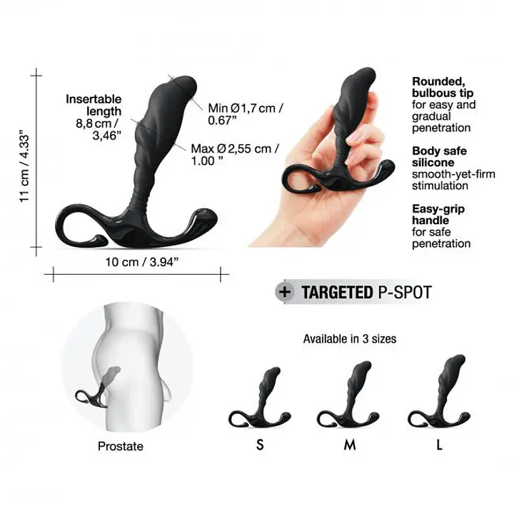 Ручний ергономічний масажер простати Dorcel Expert P size M - Master