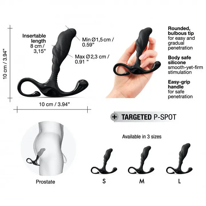 Ручний ергономічний масажер простати Dorcel Expert P size S - Master
