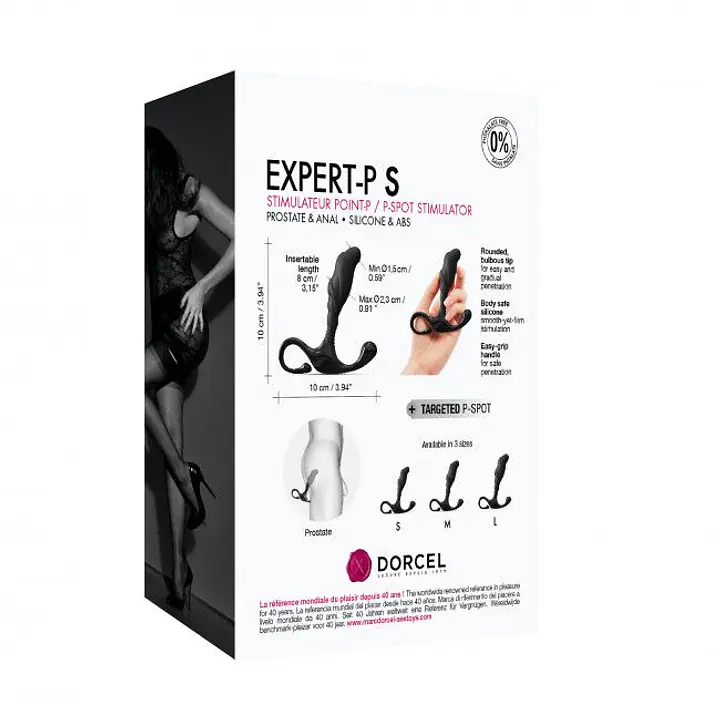 Ручний ергономічний масажер простати Dorcel Expert P size S - Master