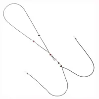 Прикраса для сосків Art of Sex - Nipple Clamps Arrow, колір гранатовий - Master