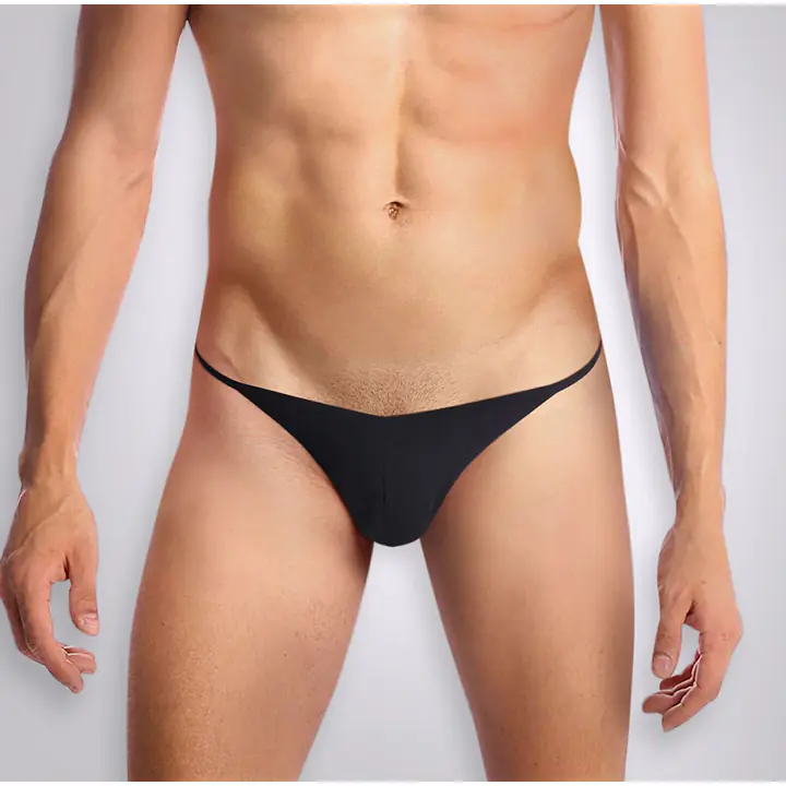 Чоловічі трусики XS-2XL з силіконовою анальною пробкою Art Sex - Sexy Panties plug size L Black - Master