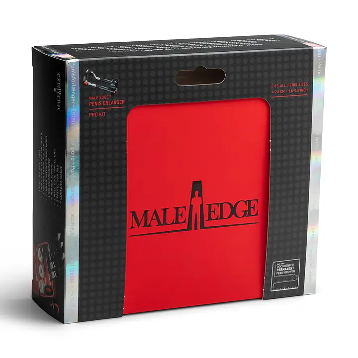 Екстендер для збільшення члена Male Edge Pro, ремінцевий, маса всього 65 г, міцний пластик - Master
