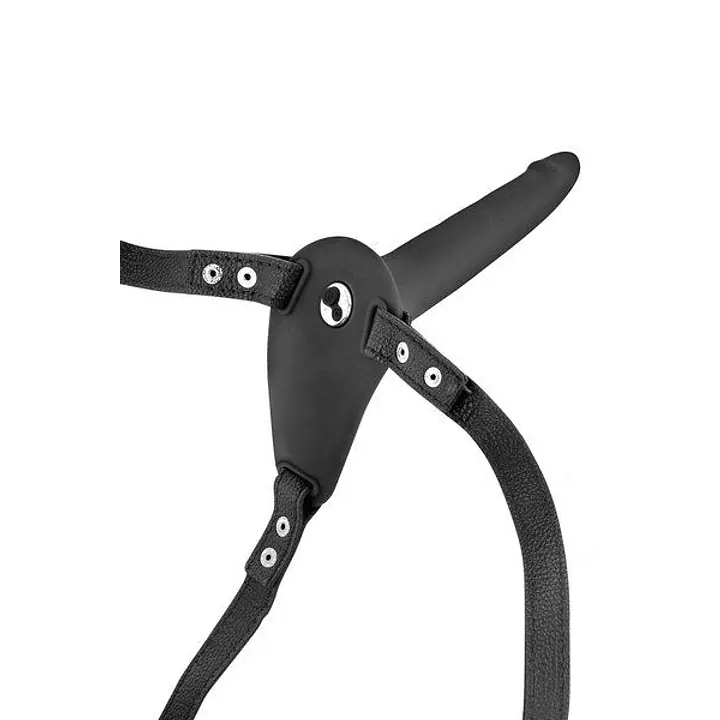 Страпон з вібрацією Fetish Tentation Vibrating Strap-On with Dildo Black - Master