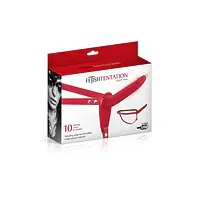Страпон з вібрацією Fetish Tentation Vibrating Strap-On with Dildo Red - Master