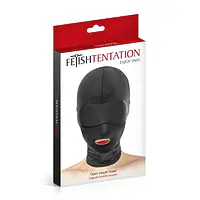 Капюшон для БДСМ з відкритим ротом Fetish Tentation Open Mouth Hood - Master