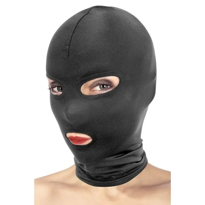 Капюшон для БДСМ з відкритими очима та ротом Fetish Tentation - Master