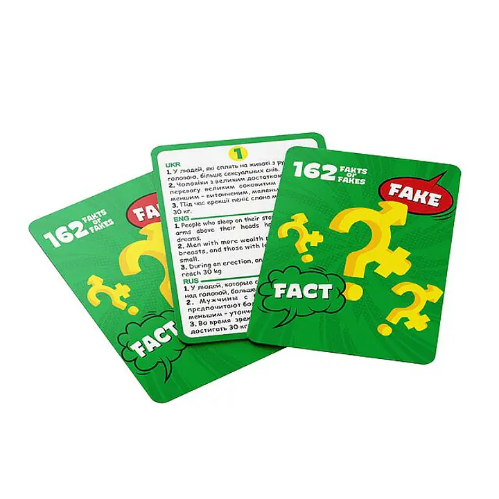 Еротична гра для пар «162 Fakts or Fakes» (UA, ENG, RU) - Master