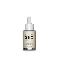 Суха олія-шимер для волосся та тіла Bijoux Indiscrets Slow Sex Hair and skin shimmer dry oil - Master