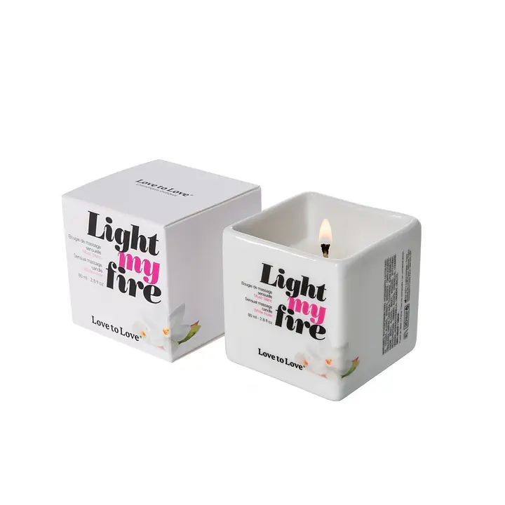 Масажна свічка Love To Love LIGHT MY FIRE Musc (80 мл) без парабенів і консервантів - Master