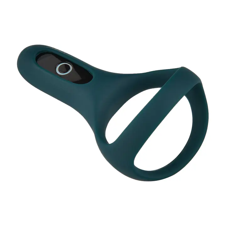 Подвійне ерекційне кільце Fun Town Rise Turquoise, керування зі смартфона - Master
