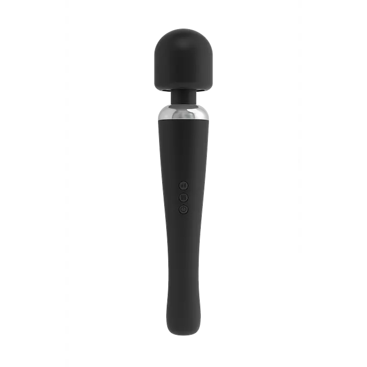 Потужний вібромасажер Dorcel Megawand Black перезаряджуваний, 160 режимів - Master