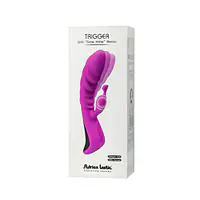 Вібратор Adrien Lastic Trigger з масажними рухами стовбура - Master