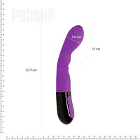 Вібратор Adrien Lastic Nyx 2.0 стимуляція точки G і входу в піхву, що перезаряджається - Master