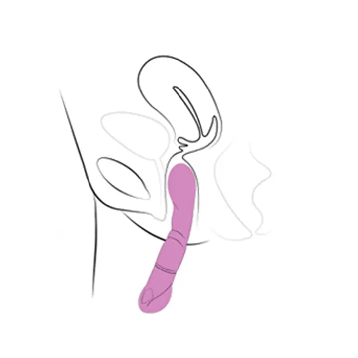 Вібратор Adrien Lastic Nyx 2.0 стимуляція точки G і входу в піхву, що перезаряджається - Master