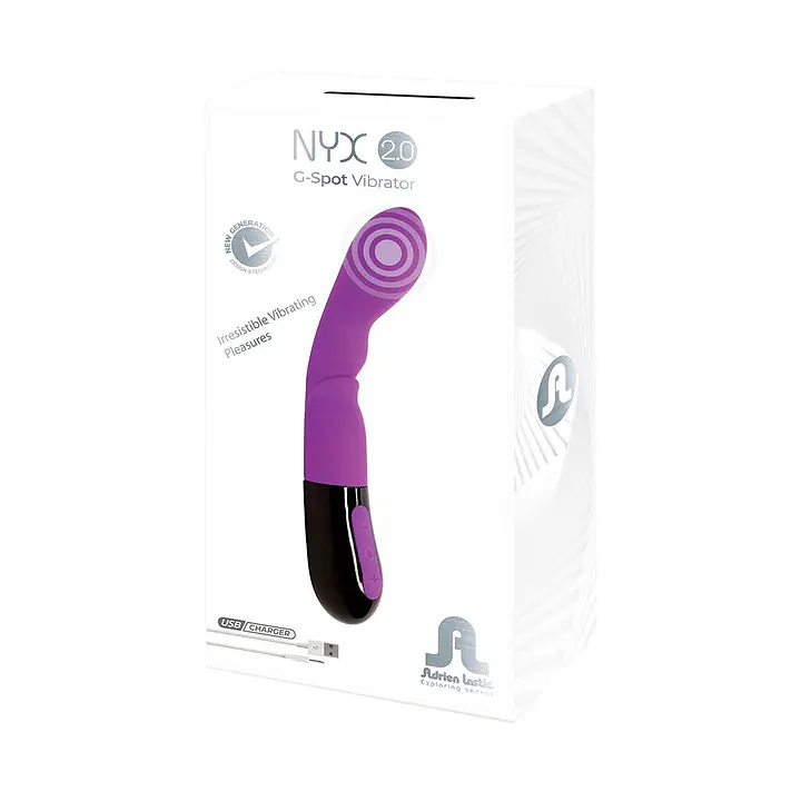 Вібратор Adrien Lastic Nyx 2.0 стимуляція точки G і входу в піхву, що перезаряджається - Master