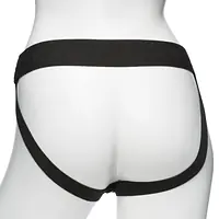 Страпон унісекс Doc Johnson Body Extensions – Be Aroused, вібрація, пульт керування, порожня насадка - Master