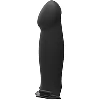 Страпон унісекс Doc Johnson Body Extensions – Be Risque, вібрація, пульт керування, порожня насадка - Master