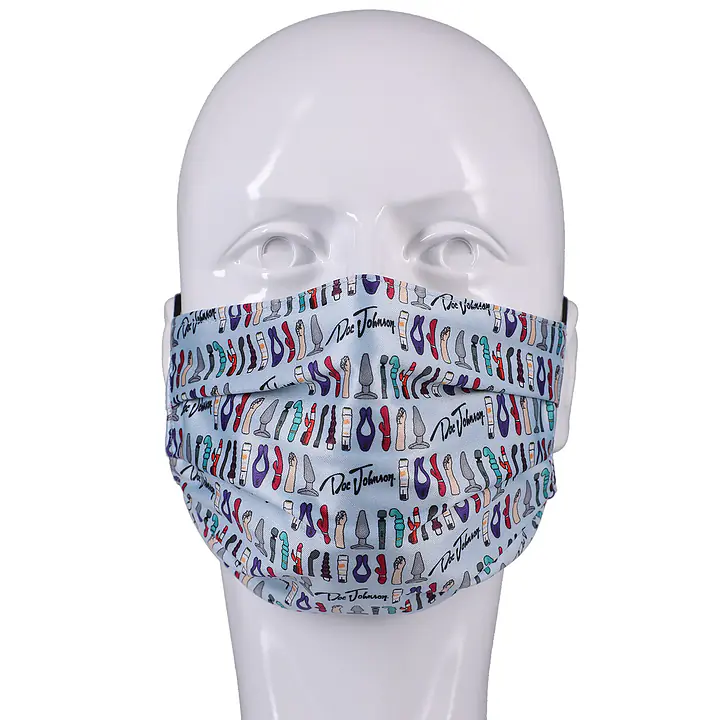 Двостороння маска Doc Johnson DJ Reversible and Adjustable face mask - Master