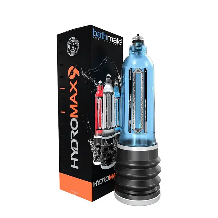 Гідропомпа Bathmate Hydromax 9 Blue, для члена довжиною від 18 до 23см, діаметр до 5,5 см - Master