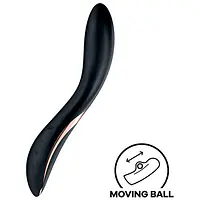 Вібратор із перлинною стимуляцією точки G Satisfyer Rrrolling Explosion Black - Master