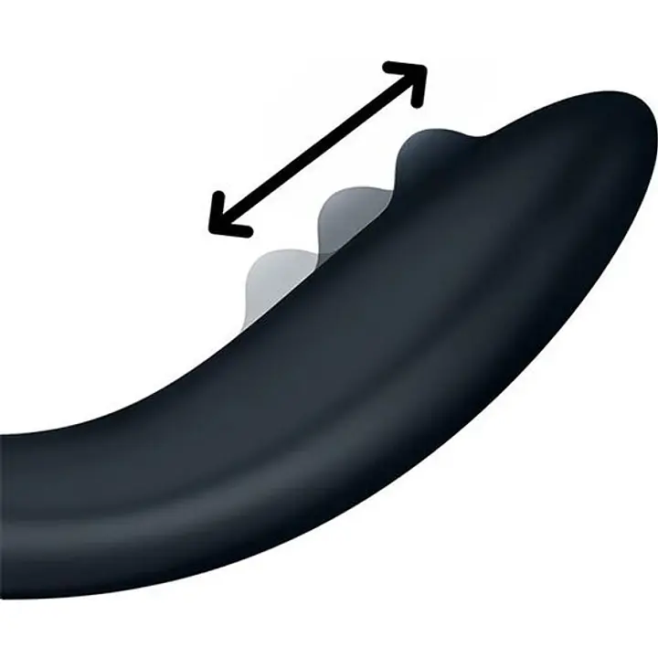 Вібратор із перлинною стимуляцією точки G Satisfyer Rrrolling Explosion Black - Master
