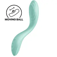 Вібратор із перлинною стимуляцією точки G Satisfyer Rrrolling Pleasure Mint - Master