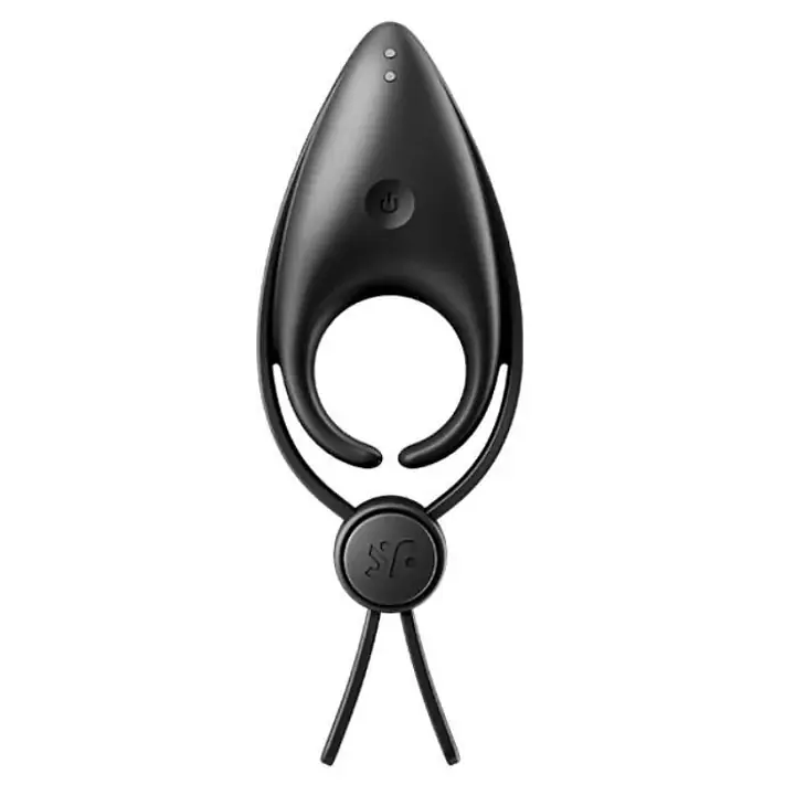 Ерекційне віброкільце-ласо з регулюванням розміру Satisfyer Sniper Black - Master