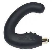 Вібромасажер простати Rocks Off Rude-Boy Black, масаж промежини, макс. діаметр 2,5 см - Master