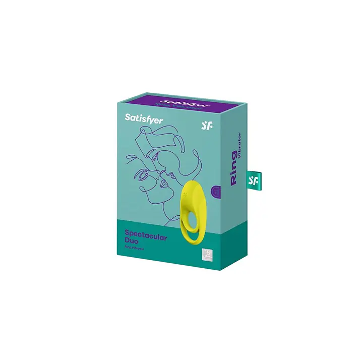 Подвійне ерекційне кільце з вібрацією Satisfyer Spectacular Duo - Master