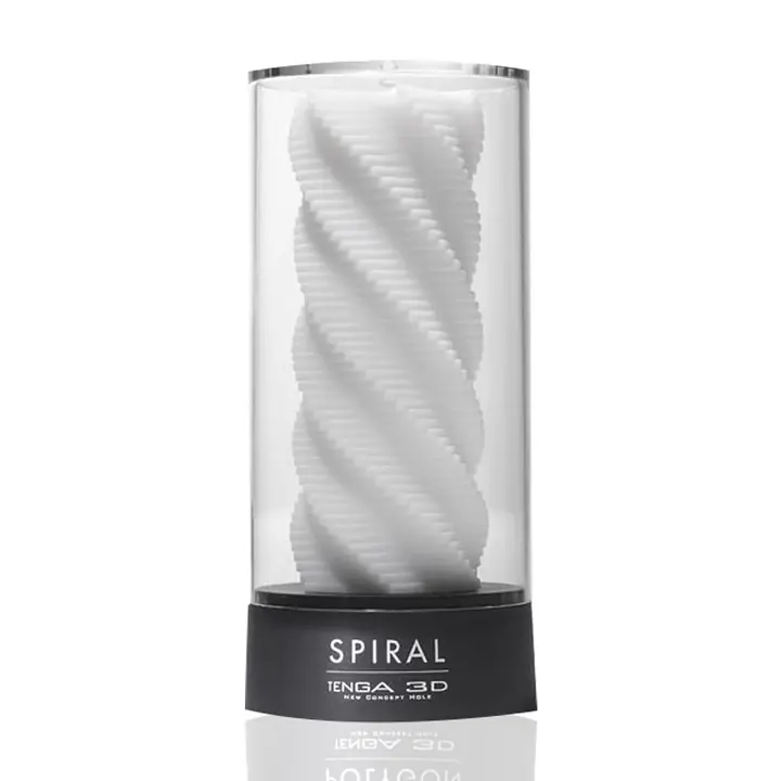 Мастурбатор Tenga 3D Spiral, дуже ніжний, з антибактеріального еластомеру зі сріблом - Master