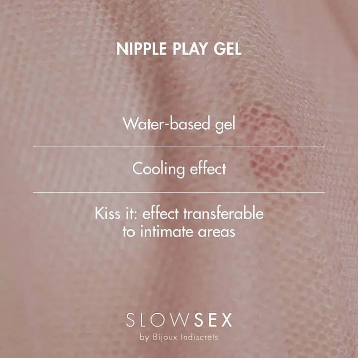 Стимулювальний бальзам для сосків Bijoux Indiscrets Slow Sex Nipple play gel - Master