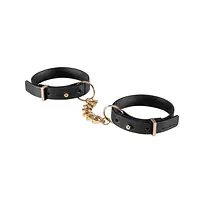 Наручники з екошкіри Bijoux Indiscrets Maze – Thin Handcuffs Black - Master
