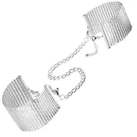 Наручники Bijoux Indiscrets Desir Metallique Handcuffs - Silver, металеві, стильні браслети - Master
