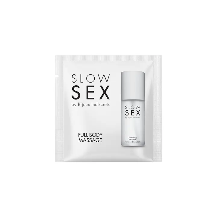 Пробник силіконового гелю для масажу всього тіла Bijoux Indiscrets Slow Sex Full body massage - Master