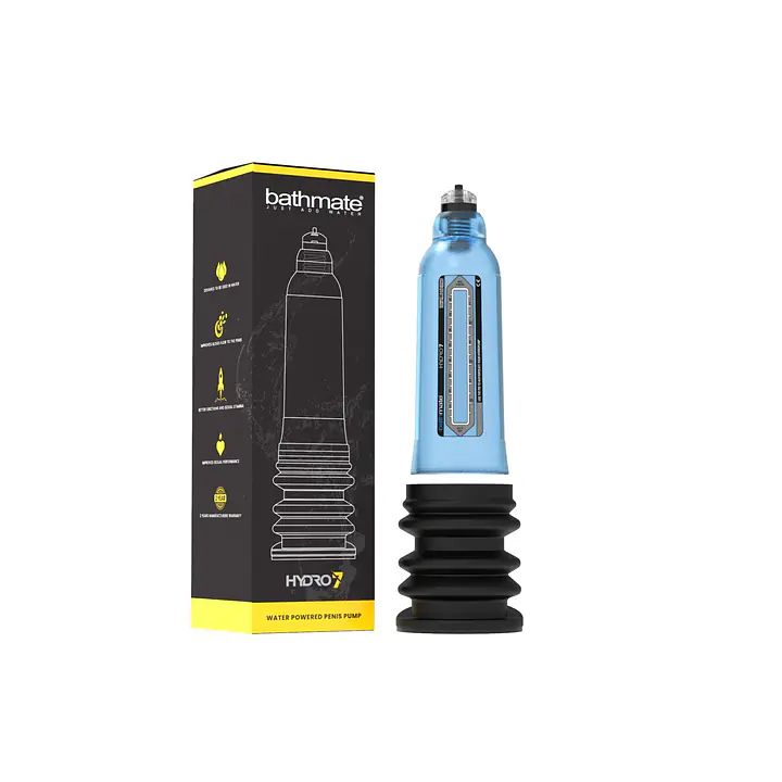 Гідропомпа Bathmate Hydro 7 Blue, для члена довжиною від 12,5 до 18 см, діаметр до 5 см - Master
