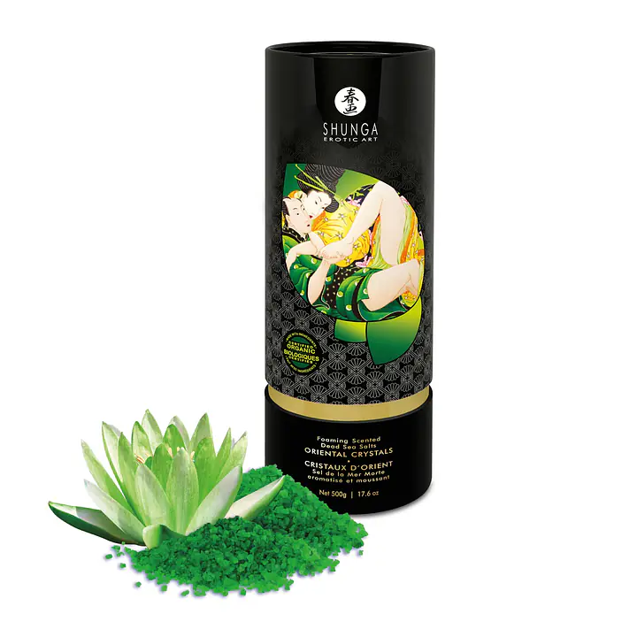Сіль для ванни Shunga Oriental Crystals Bath Salts ORGANIC – Lotus Flower (500 г) сіль Мертвого моря - Master